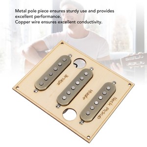 ปิ๊กอัพสำหรับ <span class=keywords><strong>Squier</strong></span> ชิ้นส่วนเสาโลหะสไตล์ย้อนยุคปิ๊กอัพสำหรับกีตาร์ไฟฟ้า - Product Image 3