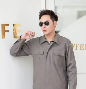 도매 작업복 안전 의류 남성용 긴 소매 작업복 유니폼 여성 건설 안전 유니폼 - Product Image 1