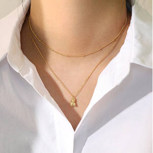 FUAMAY Plata Animal Anime <strong>Bear</strong> Pendant Choker <strong>Necklaces</strong> Woman <strong>Gummy</strong> <strong>Bear</strong> <strong>Necklace</strong> - Product Image 6