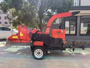High Efficiency Diesel Mobile Wood <b>Chipper</b> Commercial Log <b>Chipper</b> <b>Shredder</b> Garden Branch Wood Crusher - Product Image 4