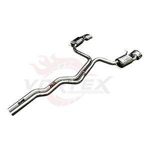 ท่อไอเสียแบบ Catback รุ่น Vortex SS304 พร้อมวาล์วและปลายท่อรูปวงรี สำหรับ Audi RS6 RS7 C8 4.0T V8 BiTurbo ปี 2019-2025 แบบ Bolt-On เพิ่มสมรรถนะแบบสปอร์ต - Product Image 3