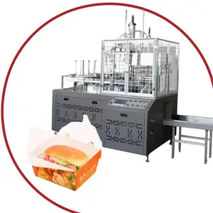 Automatic Clamshell Takeout Box Making Machine For Paper Box Packaging Fruit Bagasse