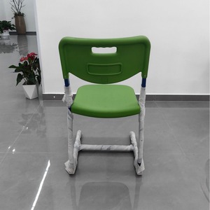 Chaise d'école à structure métallique durable pour enfant et étudiant, couleur verte, modèle MK 0001, numéro de pièce 24 001 - Product Image 3