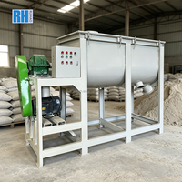 Machine à mélanger le mortier sec pour la fabrication d'adhésif pour carreaux en céramique à ruban horizontal, équipement de mélange pour la construction