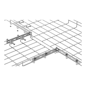 Support de grille galvanisé Oem personnalisé, paniers en treillis métallique antistatique, chemins de câbles avec excellente dissipation thermique - Product Image 2