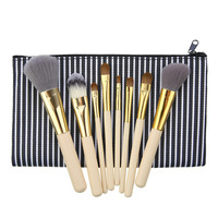 2026 Ensemble de 8 pinceaux de maquillage professionnels de qualité supérieure, personnalisable avec logo privé, fournisseur de luxe