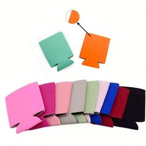 <b>Collapsible</b> Insulated Custom Printed 5mm Can Cooler Party Gift Universal Neoprene Beer Coozies - Product Image 1