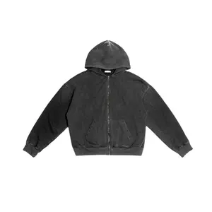 Tùy Chỉnh Phụ Nữ <span class=keywords><strong>S</strong></span> Unisex Thời Trang Đường Phố Pháp <span class=keywords><strong>Terry</strong></span> Heavyweight Rửa Grey Làm Việc Mặc Áo Thấp Moq Hoody Người Đàn Ông <span class=keywords><strong>S</strong></span> Hoodies Áo Nỉ - Product Image 1