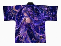 Veste Kimono Haori Personnalisée avec Sublimation et Motif Logo pour Cosplay et Fan Club