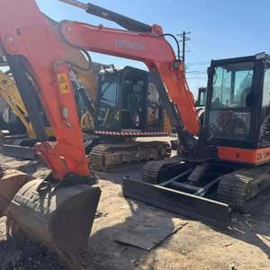 Excavatrice Hitachi ZX55-5A d'occasion, 90% neuve, d'origine japonaise, 5 tonnes, mini-excavatrice Hitachi d'occasion, à vendre - Product Image 1