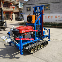 Banrong Double moteur hydraulique contrôle automatique machine de forage de puits d'eau portable plate-forme de forage de trou de forage