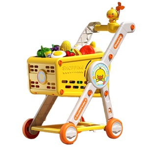 Ensemble <span class=keywords><strong>de</strong></span> jeu <span class=keywords><strong>de</strong></span> rôle pour enfants XST, chariot <span class=keywords><strong>de</strong></span> supermarché, simulation <span class=keywords><strong>de</strong></span> courses, <span class=keywords><strong>légumes</strong></span> et fruits en plastique ABS, jouets pour enfants <span class=keywords><strong>de</strong></span> 2 à 7 ans, EN71 - Product Image 1