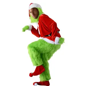 عيد الميلاد هالوين أزياء الدعائم تأثيري حلي الملحقات الأخضر الشعر الوحش تأثيري