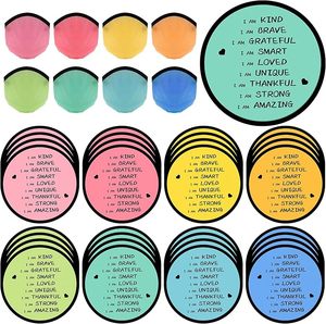 Éventails pliables inspirants en forme de disque volant avec citations motivantes pour la remise des diplômes, le team building et les événements d'entreprise - Product Image 1