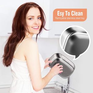 Fiambrera portátil 2 en 1 para el hogar, calentador de alimentos de plástico seguro, fiambrera eléctrica con bolsa de transporte - Product Image 4