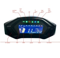 Jual grosir pabrik Odometer digital motor Tachometer dashboard dengan lampu EFI untuk motor Honda CB190R