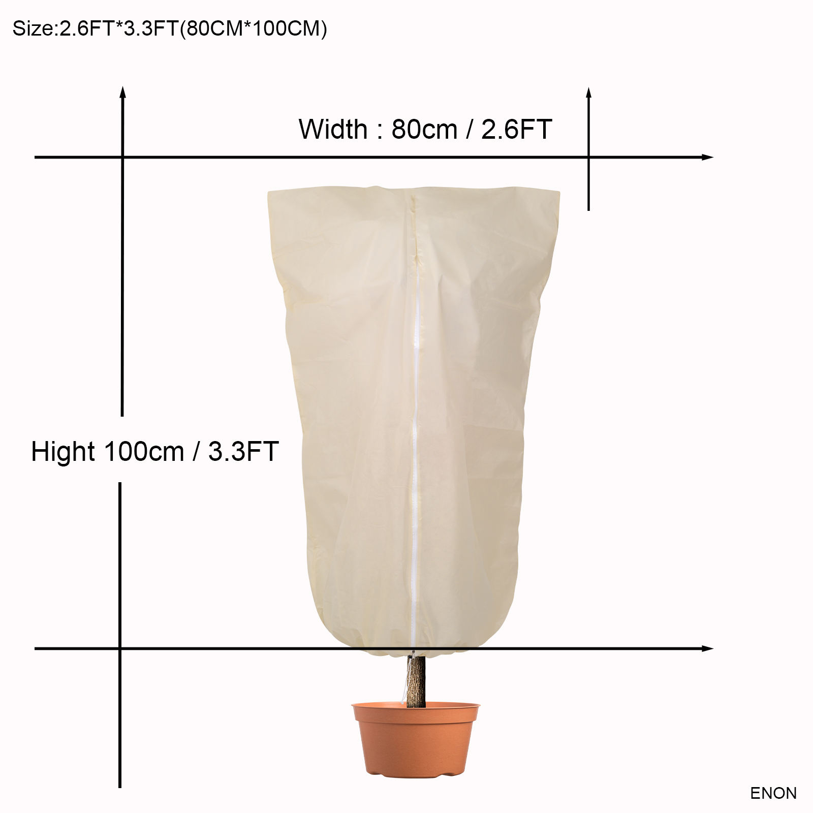 Beige-2,6 pies * 3,3 pies