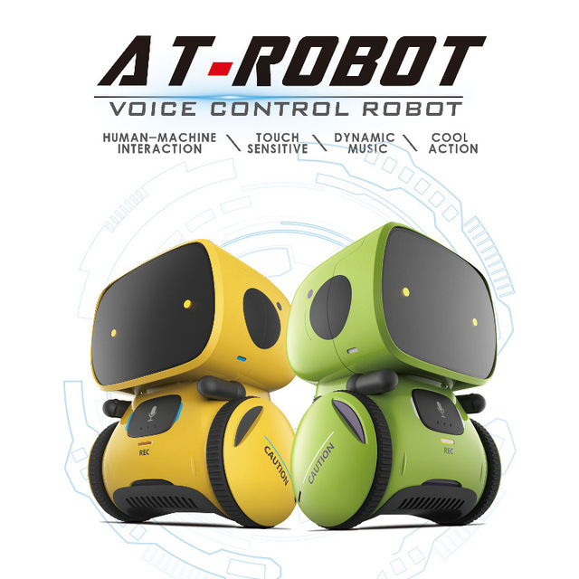 Intelligent AI Voice Control Programmable Robot Toy for Children Electric Machine Touch Sensing Dancing Functions Cross-Border