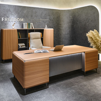 Meubles de bureau commerciaux de haute qualité, design moderne personnalisé, bureau de direction, bureau de PDG, bureau de directeur, bureau de luxe