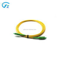 Pabrikan Simplex Jumper G652D/G657A 3.0Mm 2.0Mm Sm Aqua Kabel Patch 9/125 Sc/Apc-sc/Apc Simplex Kabel Patch Serat Optik