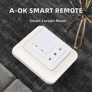 Télécommande murale à écran tactile monocanal AC125-01 avec fixation magnétique pour moteur de rideau – Vente en gros électronique - Product Image 3