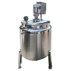Industrial mixer price 500L Food grade fruit juice soap lotion mixing tank with agitator