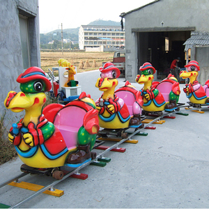 ขายร้อนรถไฟหัวกระสุนกับแทร็คสวนสนุกเด็กใช้รถไฟฟ้า - Product Image 2