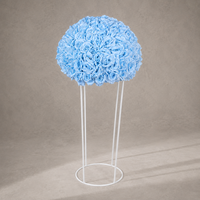 Boule de fleurs artificielles en forme de rose, style coréen, pour décoration d'allée de mariage, demi-cercle, décorations de lieux événementiels, provenance Chine