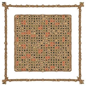 Luxury Strawberry Print PU Leather Mahjong Table Mat 31.5*31.5 Inch Waterproof Anti-Slip Foldable Portable <b>Game</b> <b>Pad</b> Poker Tiles - Product Image 3