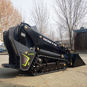 מעמיס זחלי מיני רב תכליתי וחזק מדגם Derette V1000, בעל אישור CE ו-EPA, מכונה קטנה להזזת אדמה. - Product Image 3