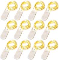 Boîte à piles DIY Party Christmas Table Flower Cake Gift Box Decoration Led String Lights