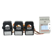 Compteur d'énergie intelligent Acrel sur rail DIN ACR10R-D16TE4 LCD RS485 Modbus, moniteur d'énergie industriel