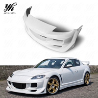 Bumper Depan Fiberglass Benuine Berkualitas Tinggi, Suku Cadang Mobil Modifikasi Kompatibel dengan RX-8 RX8