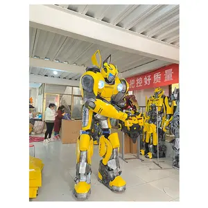 High quality custom EVA bumble bee opening robot mascot costumes for Cosplay mascot