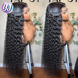 Perruque bouclée profonde 13x6 sans colle, perruques pour femmes, fournisseurs, densité 200, dentelle transparente 13x4, pré-épilée, longue longueur, pré-coupée - Product Image 3