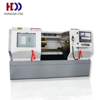 Tour CNC de petite taille haute précision à vendre, tour CK6140, machine-outil CNC, tour CNC à banc plat