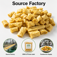 Senmao Precio de Fábrica 1KG Tofu de Soja en Cubos Empaquetado a Medida, Cubos de Soja para Cocina Asiática, Hot Pot, Sopa, Fideos y Suministro para Restaurantes