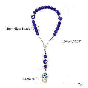 Rosario Komboloi griego de mal de ojo azul personalizado, cuentas de preocupación, ansiedad, relajante, <span class=keywords><strong>Begleri</strong></span> Churinga, coronilla para oración cristiana - Product Image 4