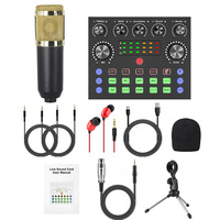 Microphone à condensateur professionnel en gros, microphone de studio USB filaire pour l'enregistrement et le gaming