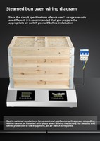Four à vapeur électrique multifonctionnel de table, cuiseur vapeur instantané pour pains, machine à vapeur commerciale pour supermarché et petit-déjeuner