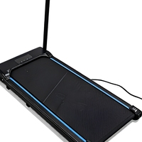Tapis roulant électrique Citipor en gros, 2,0 CV, 6 km/h, 100 kg, compact, silencieux, pliable, écologique, sans inclinaison, clé de sécurité, acier, LED