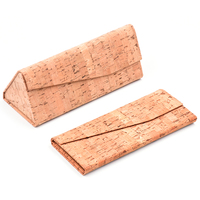 Étui à lunettes rigide en liège naturel Bestpackaging, matériau écologique durable, logo personnalisé, doublure en velours, commandes en gros acceptées