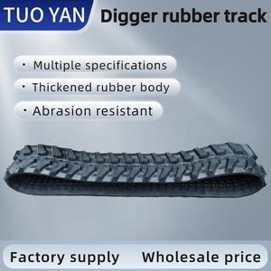 Оптовая цена, резиновый Гусеничный мини-экскаватор 300*55,5*82 Kubota Yanmar, детали гусеничного экскаватора с резиновым ремнем, 300*52,5*86 - Product Image 3