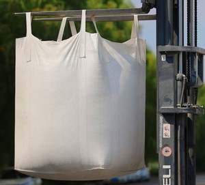 1 Ton Flat Bottom Jumbo Bag for Construction Antistatic 1000kg Capacity for Cement <b>Sand</b> Gravel FIBC Bulk Storage - Product Image 4