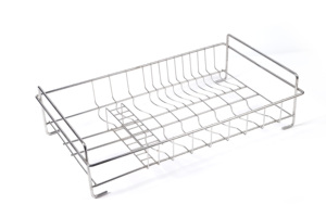 Hot Stainless Steel Wire <b>Basket</b> Kitchen <b>Storage</b> Drainer with Pull Drawers - Product Image 3