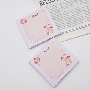 Nota adesiva vibrante quadrata colorata personalizzata per ufficio e uso scolastico nota adesiva per regali - Product Image 1