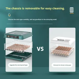 Nouvel incubateur à eau entièrement automatique pour poulets, canards, oies, pigeons, incubateur d'œufs intelligent pour la maison - Product Image 3