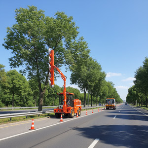 Máquina Podadora de Árboles Hidráulica Diésel JINKE con Motor y Bomba para Mantenimiento de Carreteras - Trituradora de Vegetación Industrial - Product Image 1