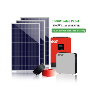 Sistema di Energia Solare Off-<span class=keywords><strong>Grid</strong></span> ESG con Batteria al Litio da 1KW 3kw 5kw 8kw 10kw 5kwh 10kwh e Inverter MPPT - Product Image 2