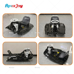 ApexJoy Drift F1 Pro Edición LED Negra, Kart Eléctrico de 500W, Giro de 360°, 40% de Eficiencia sin Esfuerzo, Barra FEC, Alquiler B2B, Venta al por Mayor Directa de Fábrica - Product Image 2
